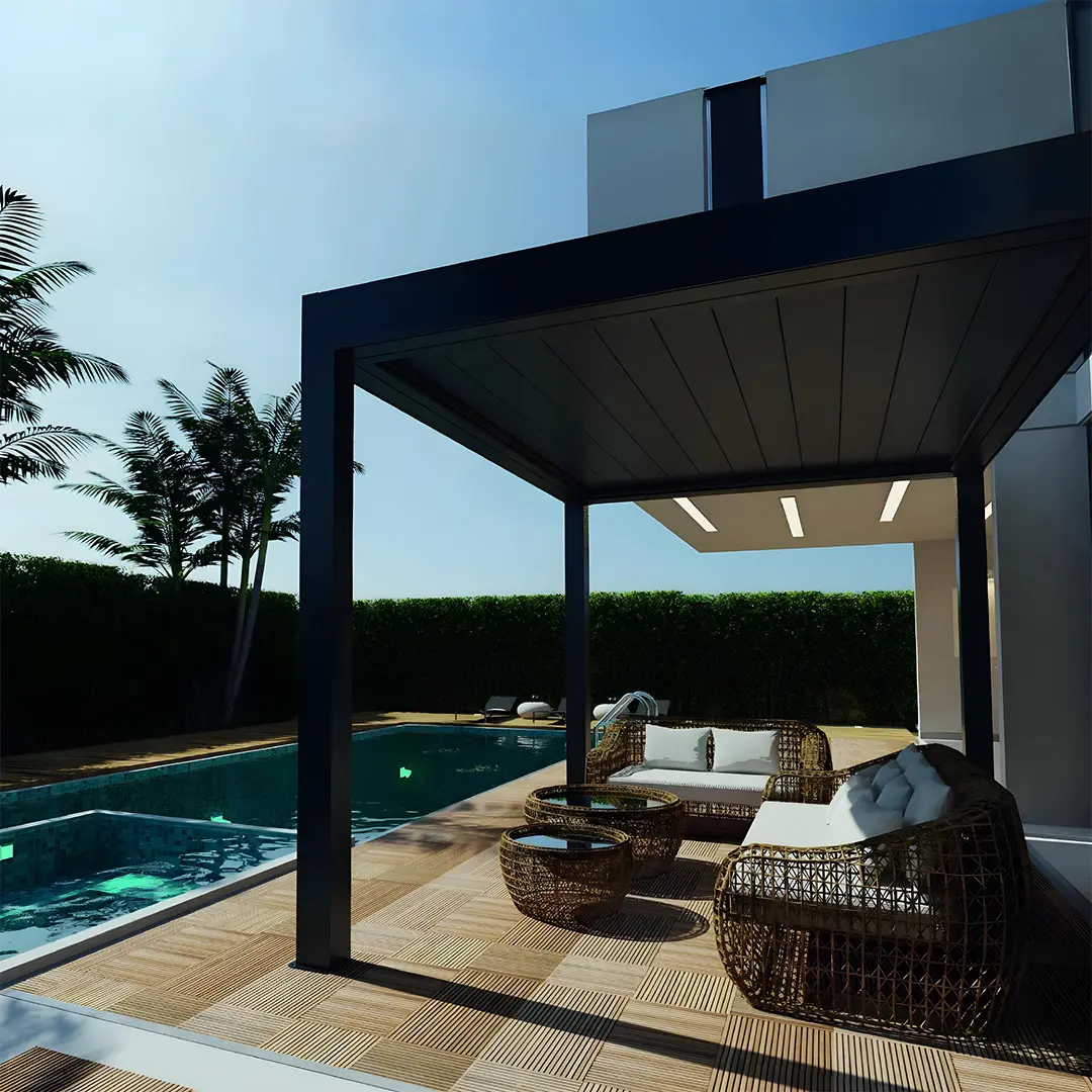 Sky Roof Pergola (Single Action)