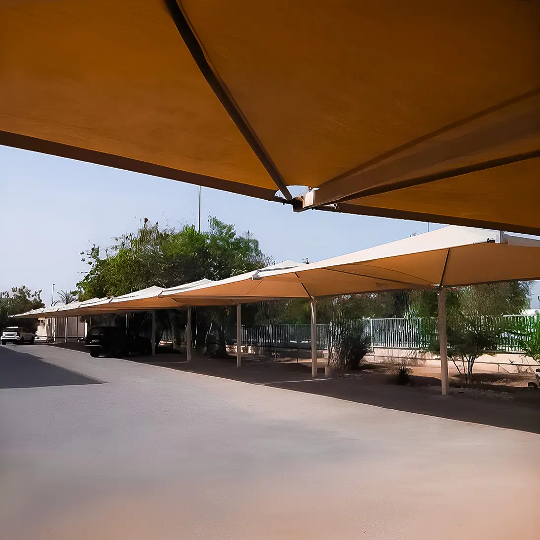 Fabric Car Parking Shade